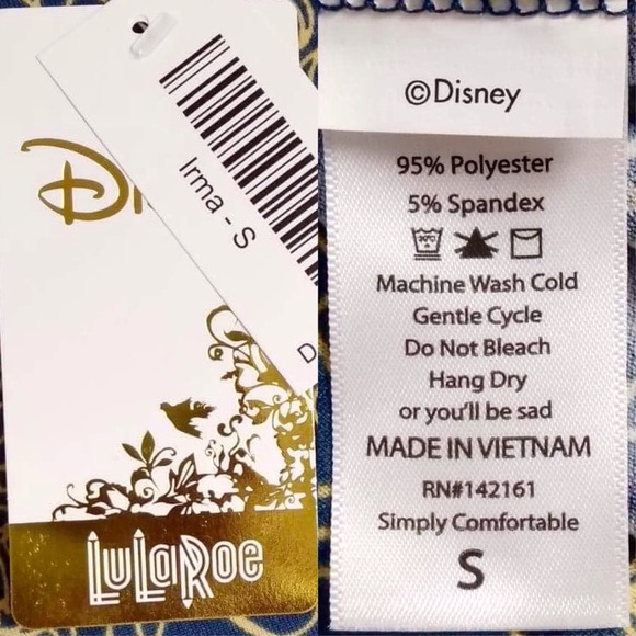 LuLaRoe Disney Irma Tunic / Coverup Minnie Mouse - Picture 4 of 7